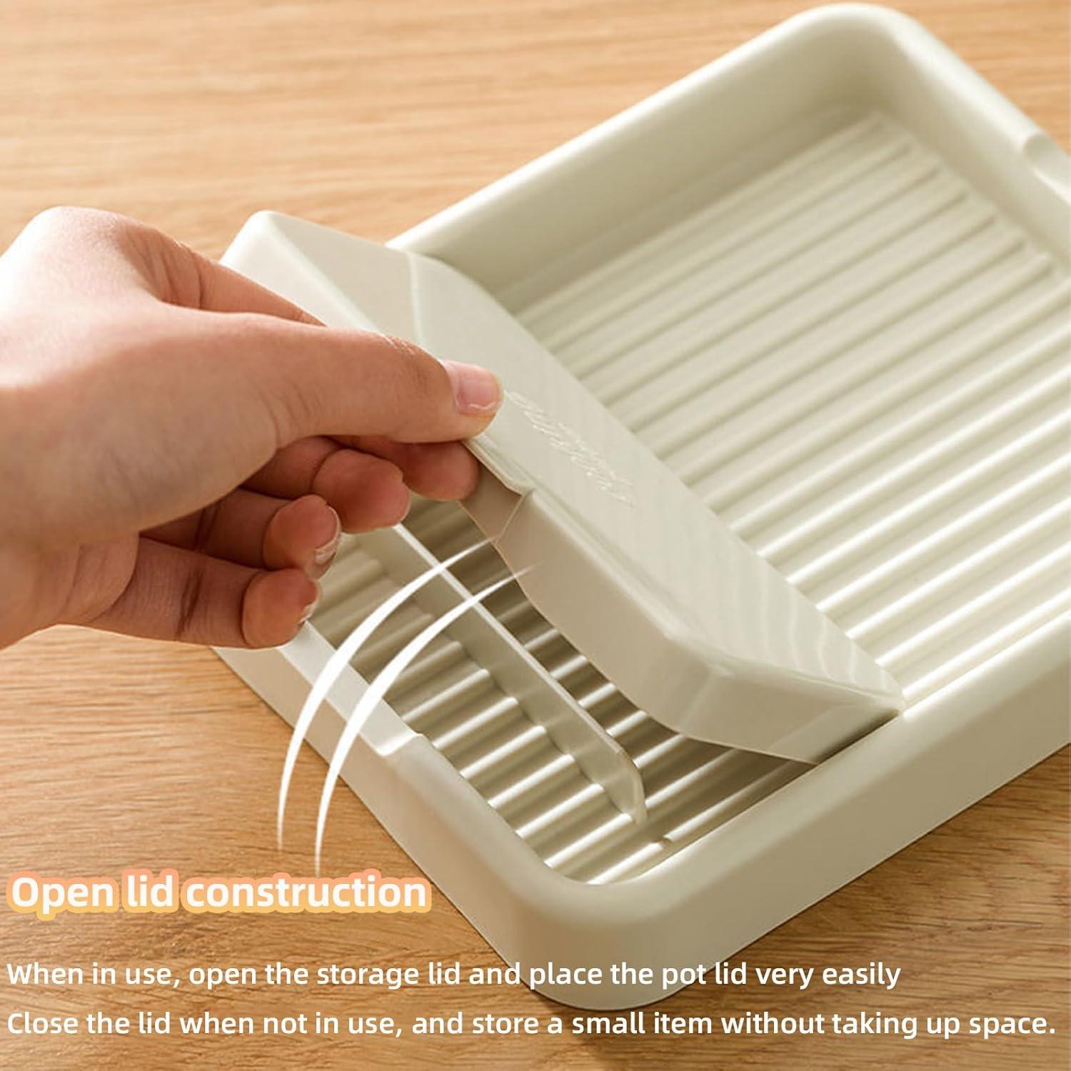 Soporte para Cucharas y Utensilios GZLT 2 Pack Beige