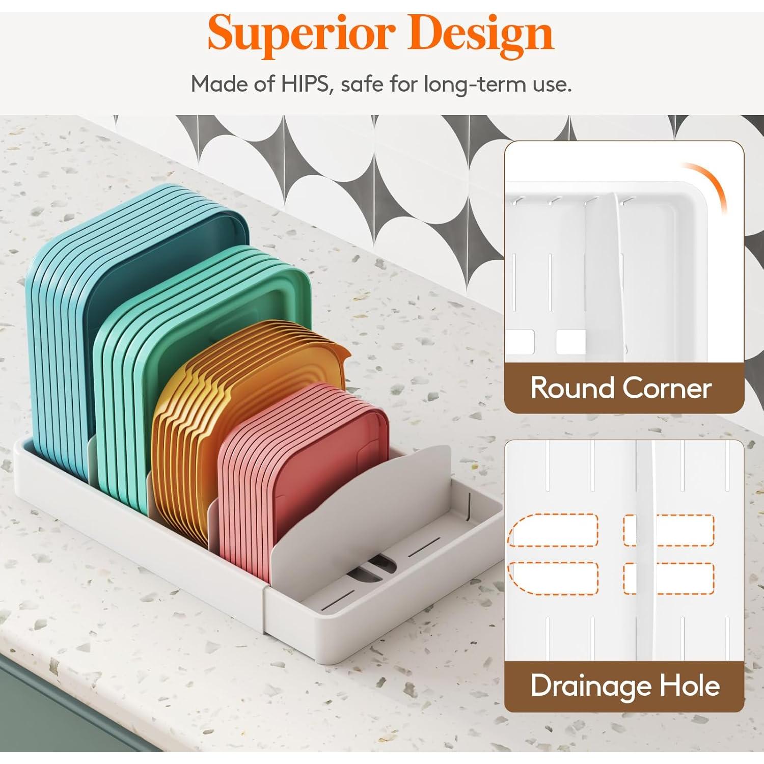 Organizador de Tapas Ajustable Lifewit 33-61 cm para Cocina