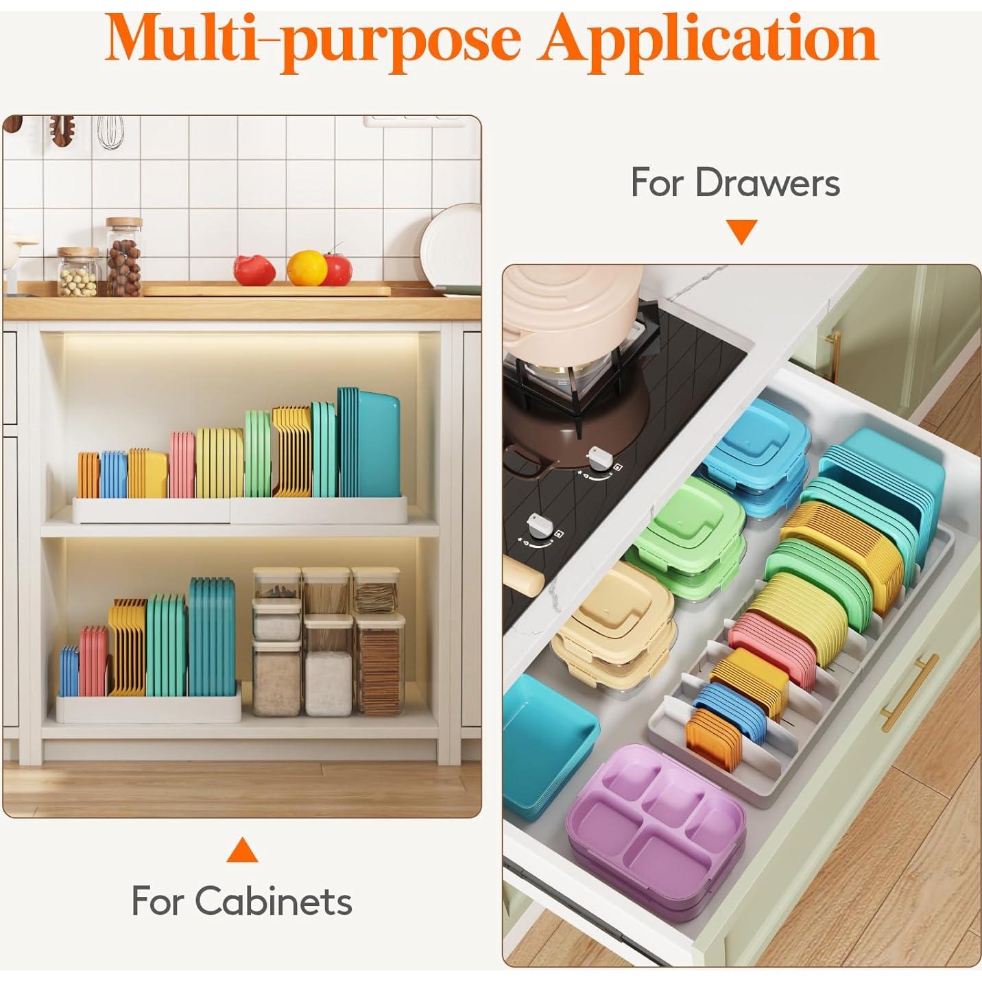 Organizador de Tapas Ajustable Lifewit 33-61 cm para Cocina