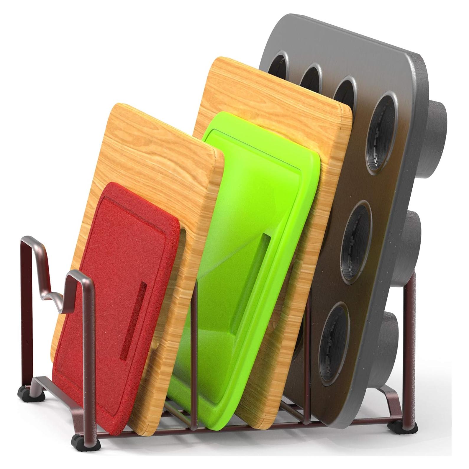 Organizador de Alacena Simple Houseware de Acero Bronce 5 cm