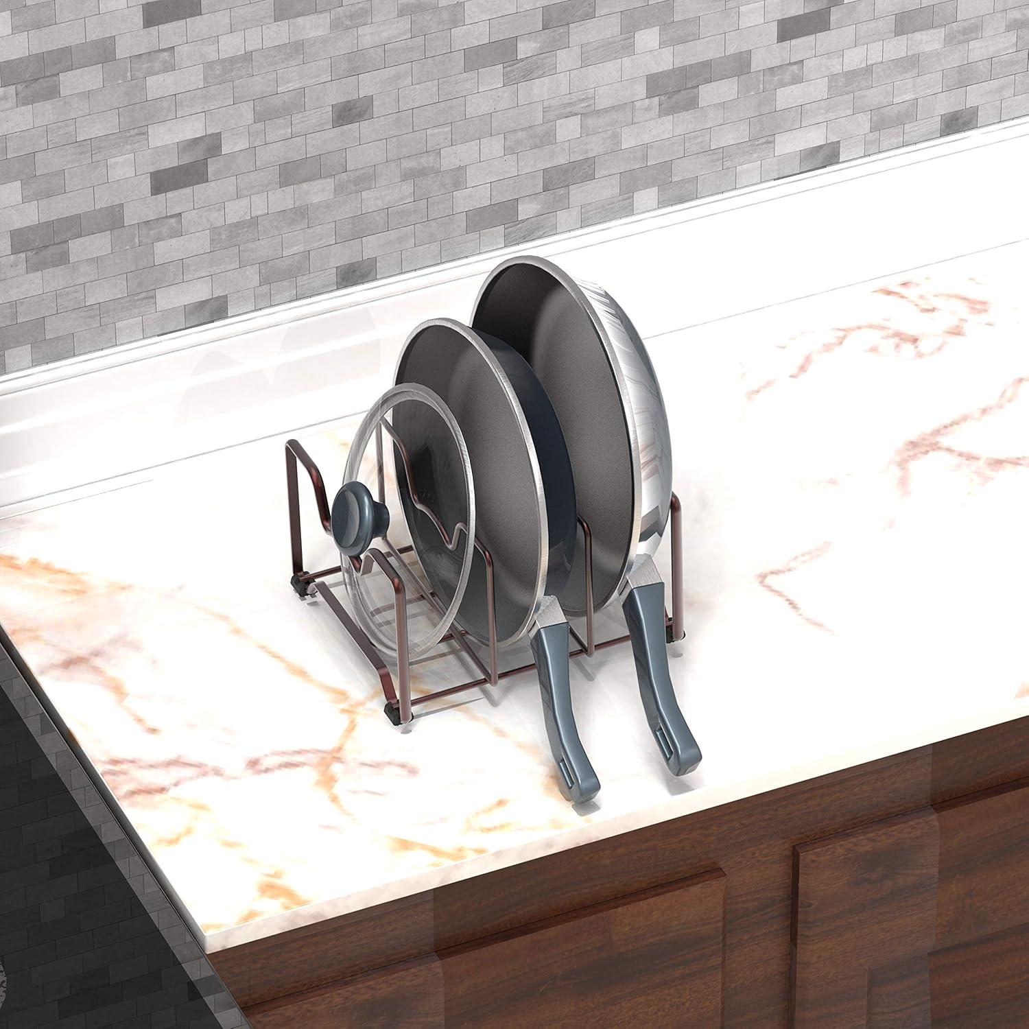 Organizador de Alacena Simple Houseware de Acero Bronce 5 cm