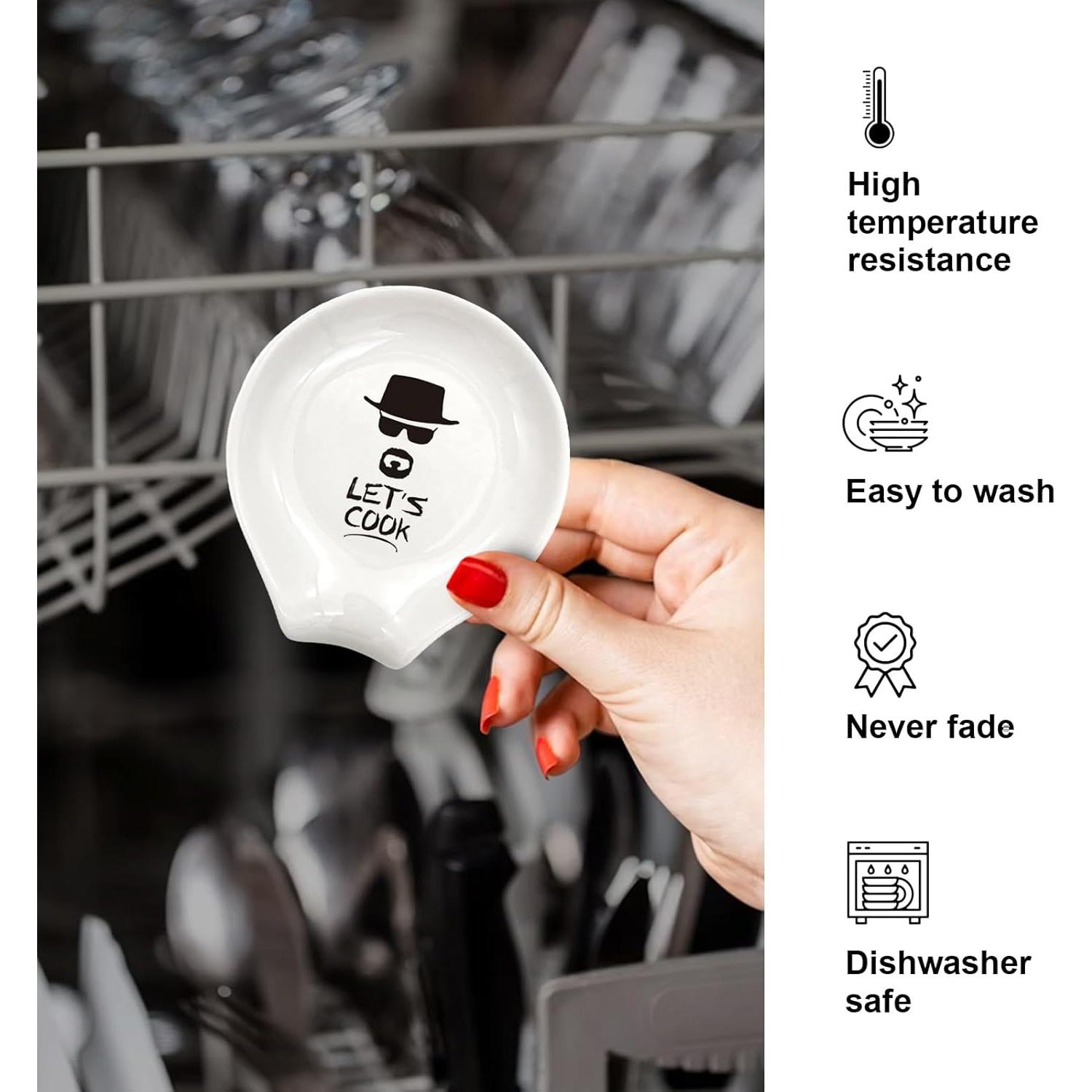 Soporte para Cucharas de Cerámica Vamos a Cocinar YROVWENQ