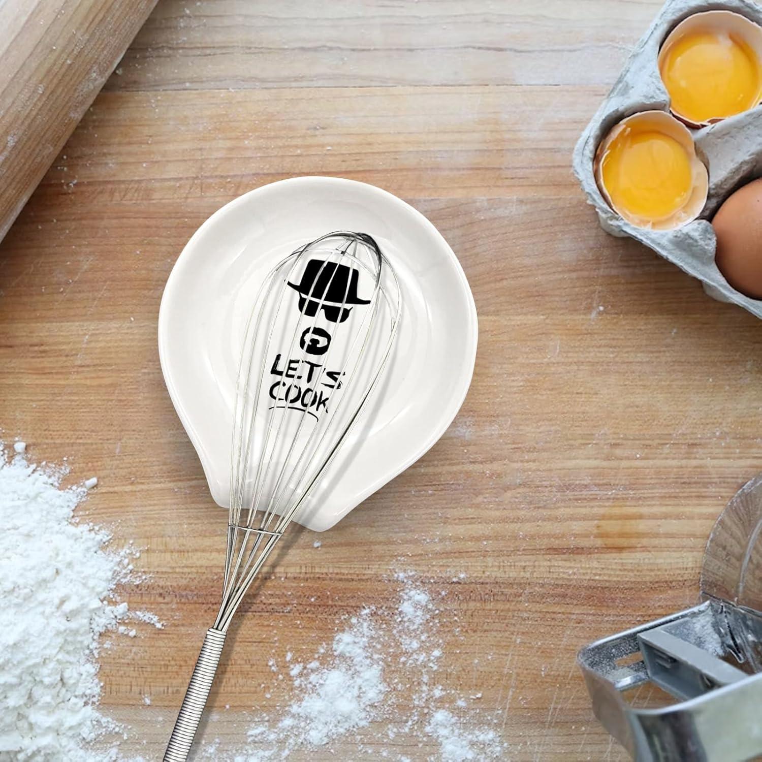 Soporte para Cucharas de Cerámica Vamos a Cocinar YROVWENQ