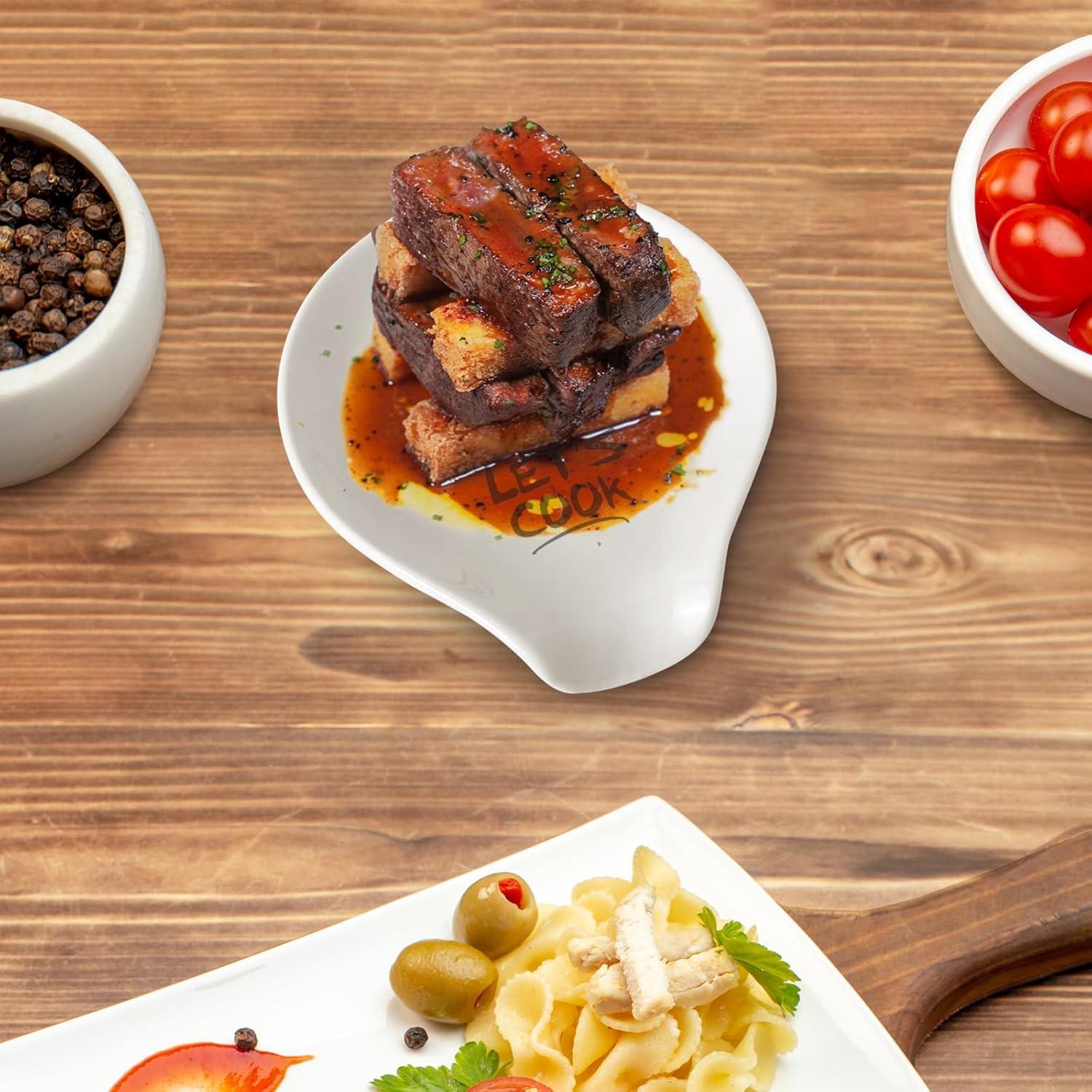 Soporte para Cucharas de Cerámica Vamos a Cocinar YROVWENQ