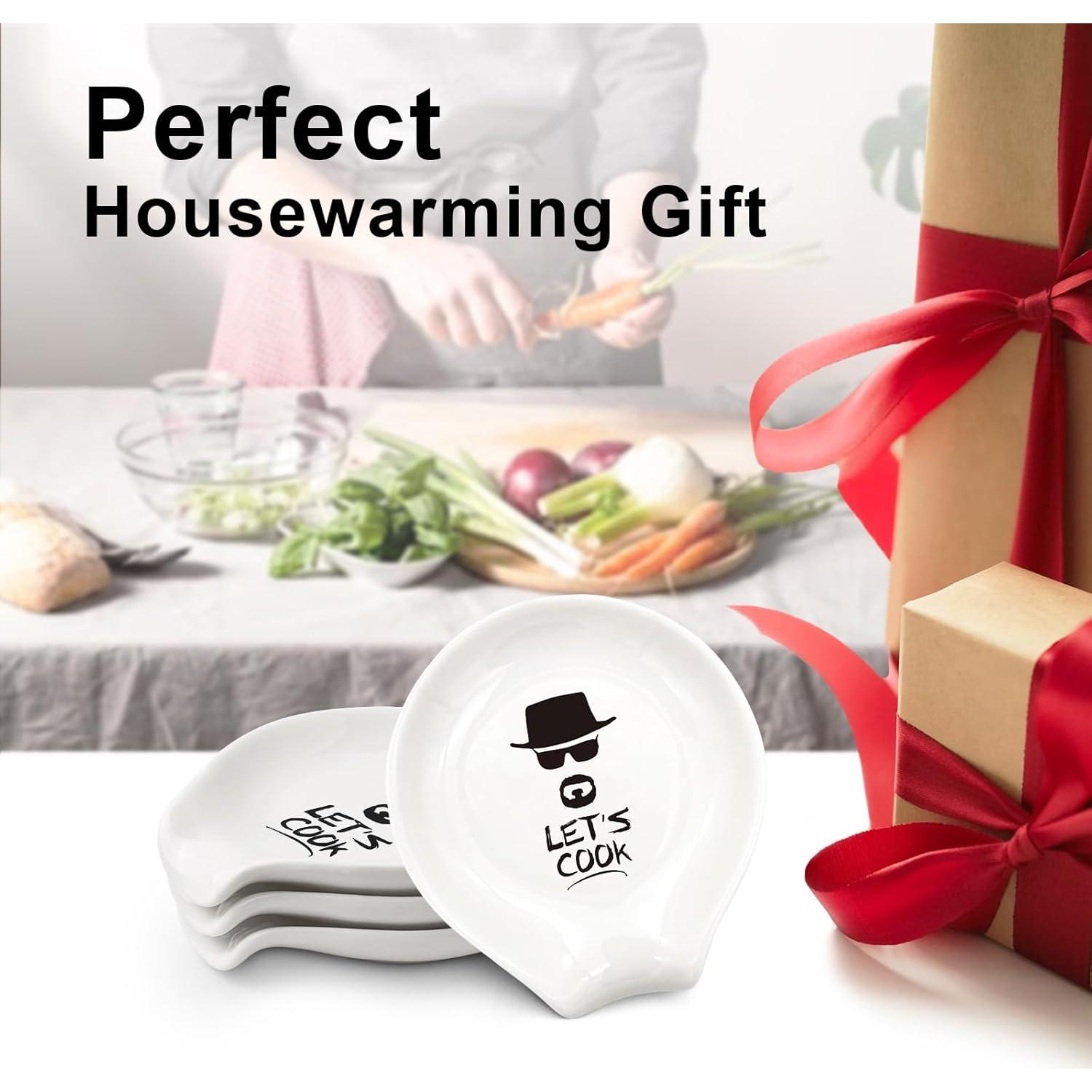 Soporte para Cucharas de Cerámica Vamos a Cocinar YROVWENQ