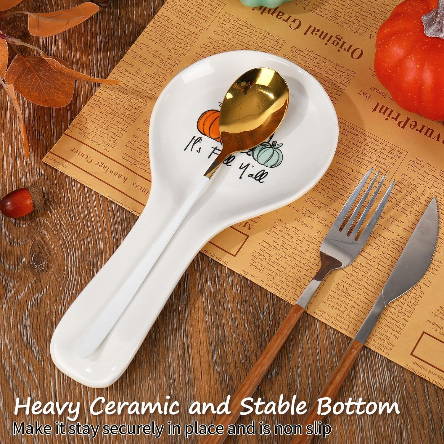 Soporte para Cucharas Otoñal Cerámica Whaline 23.9 cm