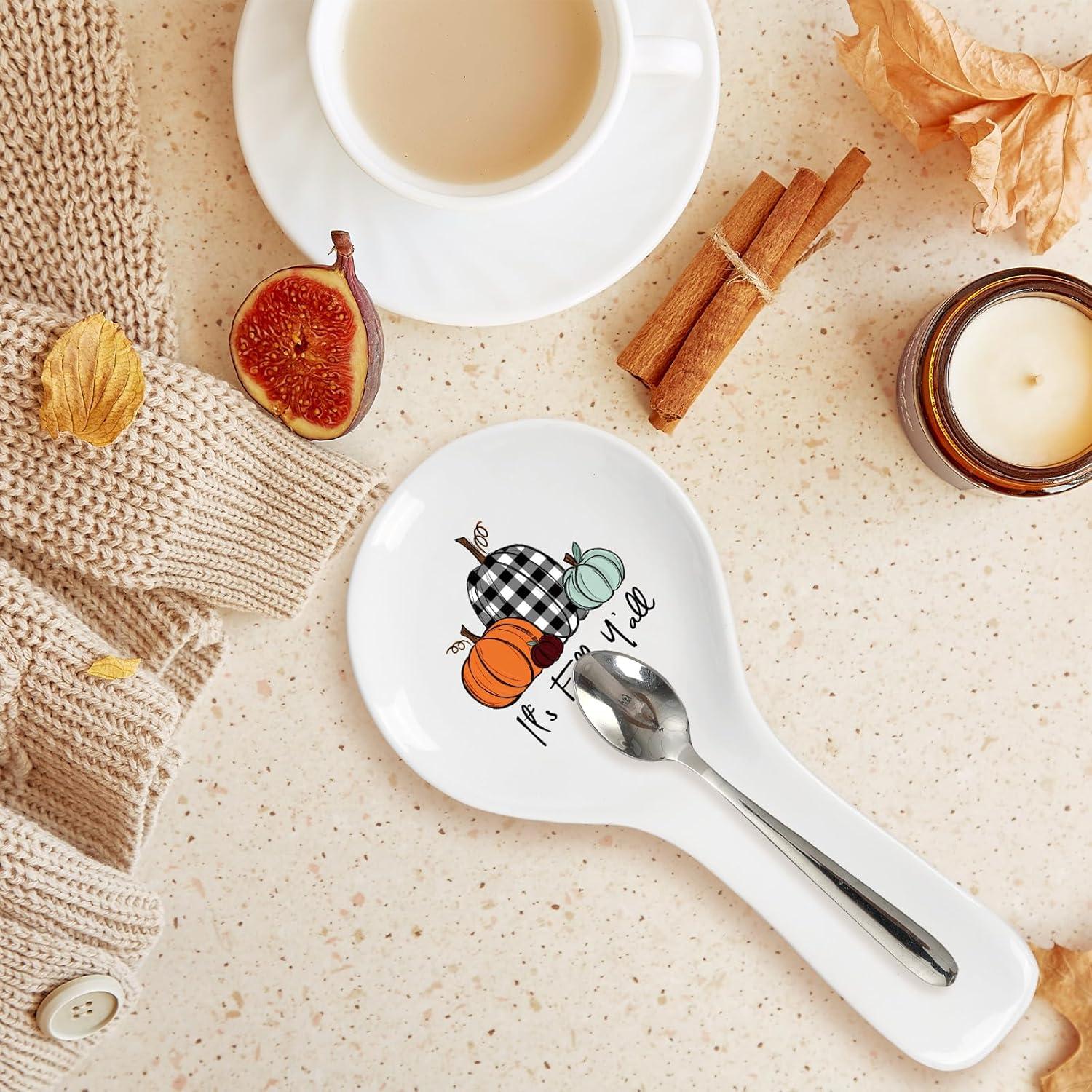 Soporte para Cucharas Otoñal Cerámica Whaline 23.9 cm