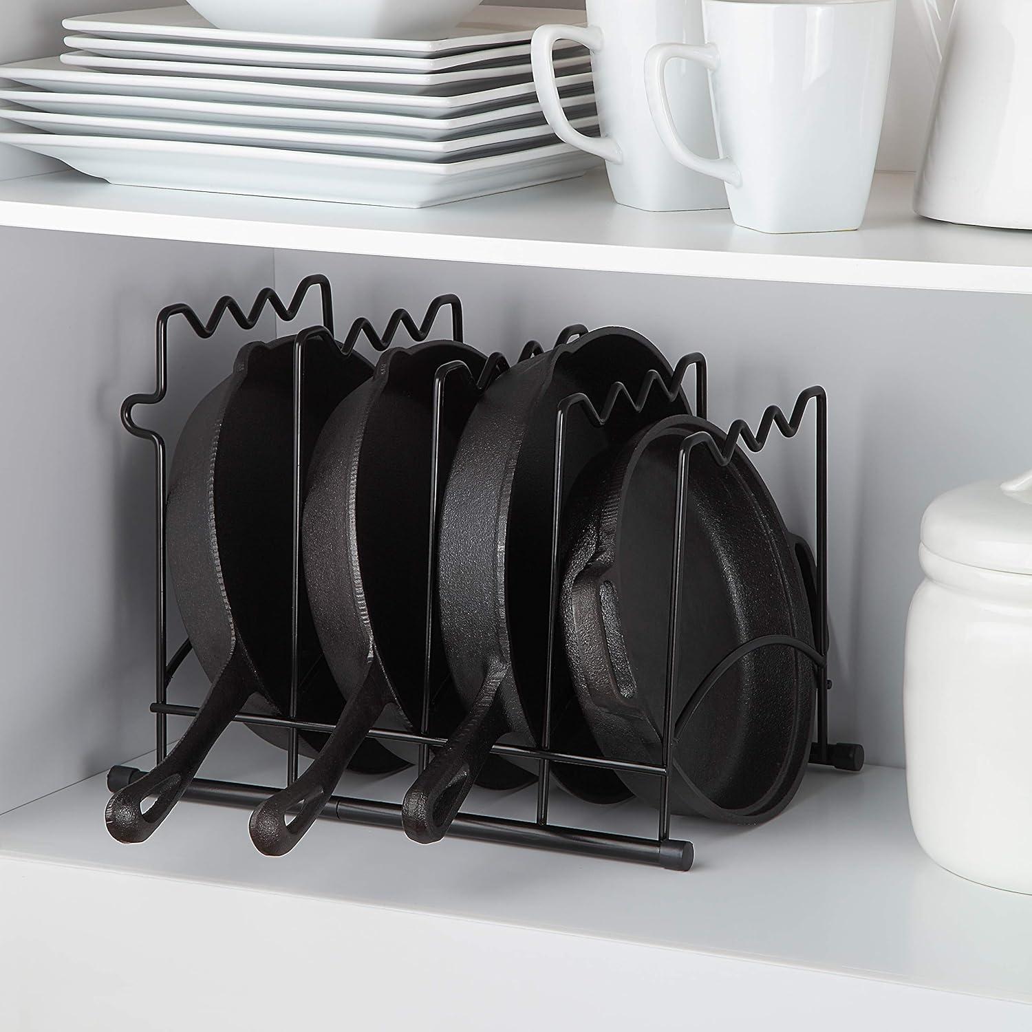 Estante Organizador de Cocina SunnyPoint Metal 23.5x26.4x33.7cm Negro