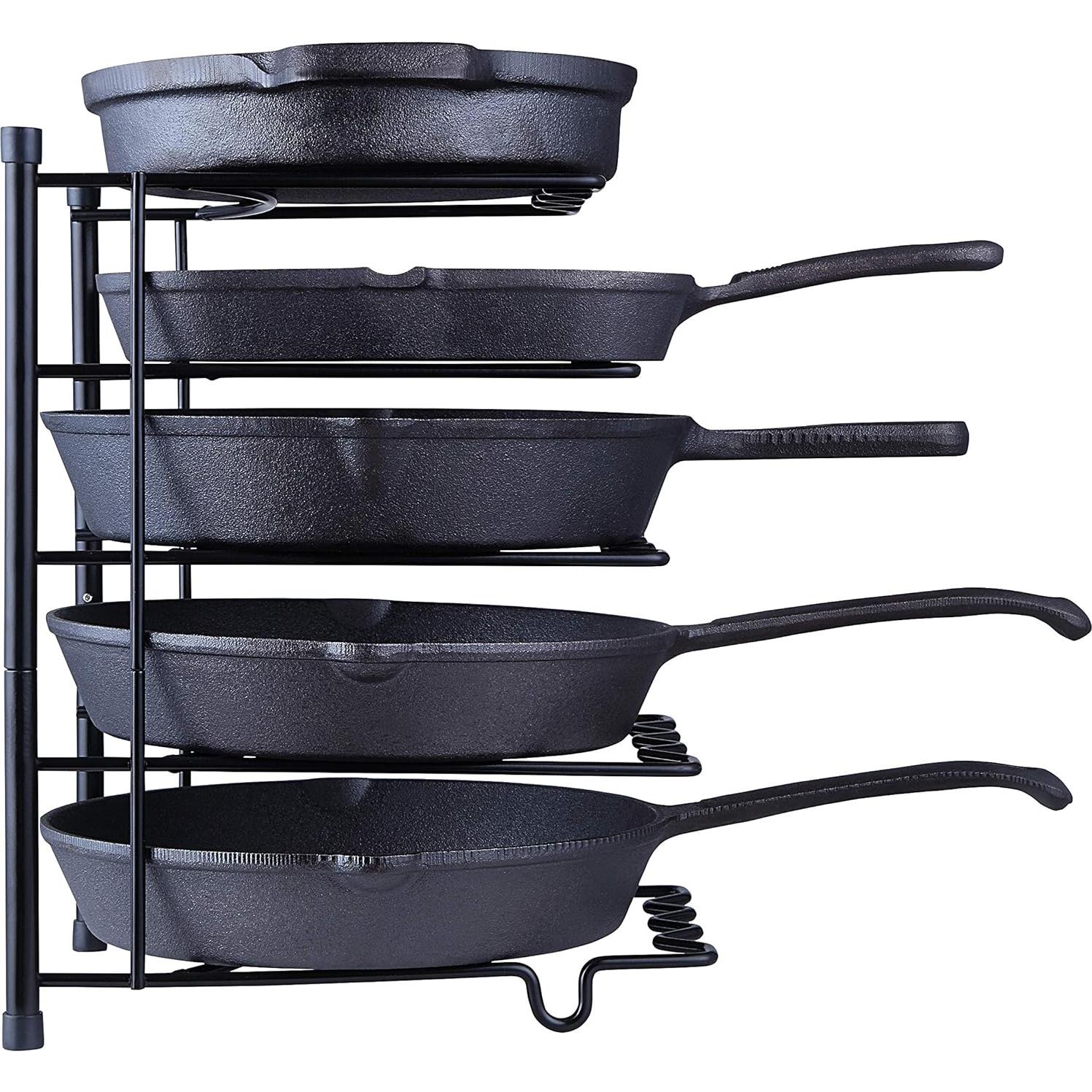 Estante Organizador de Cocina SunnyPoint Metal 23.5x26.4x33.7cm Negro