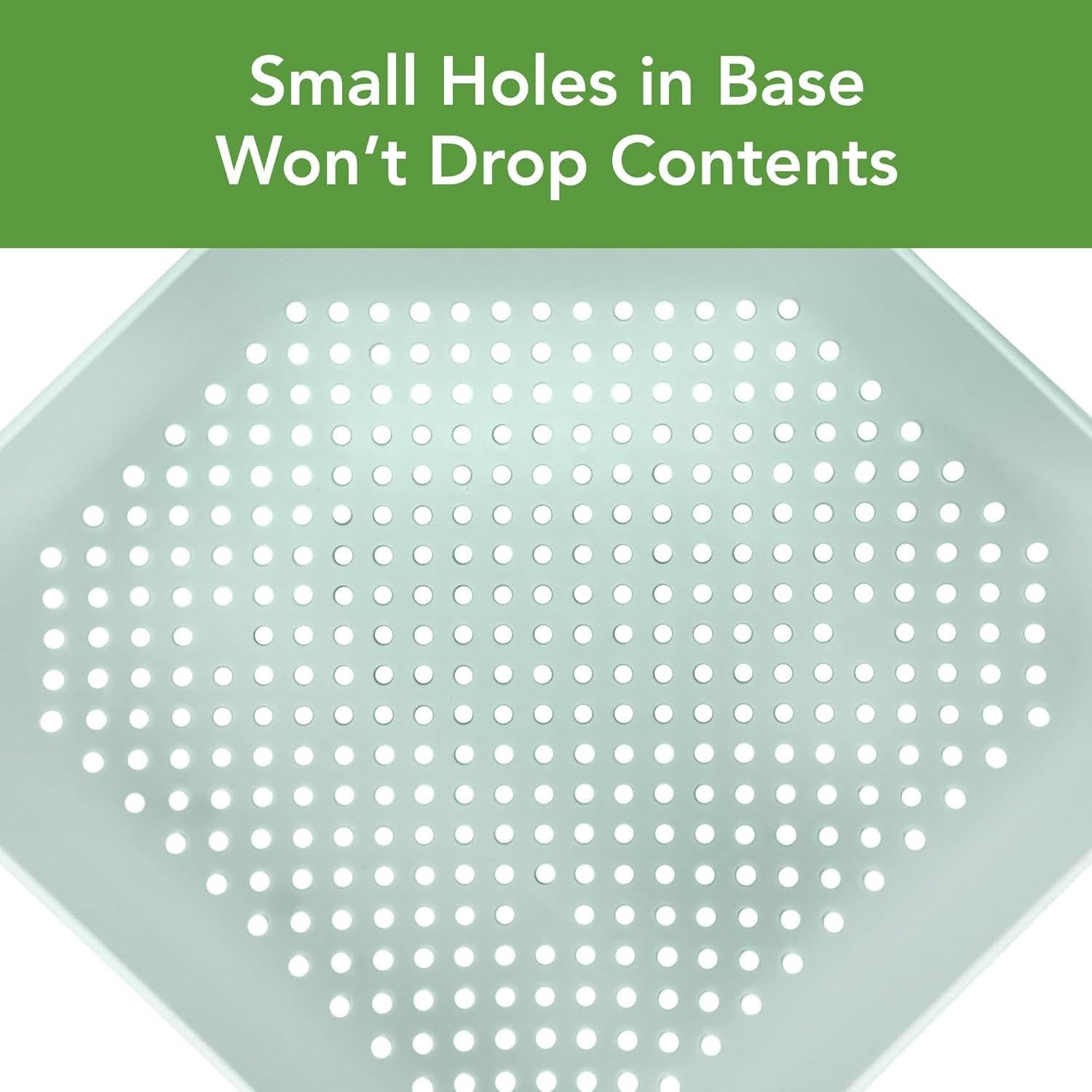 Colador Tovolo 3 Qt Libre de BPA Niebla Azul para Pasta y Verduras