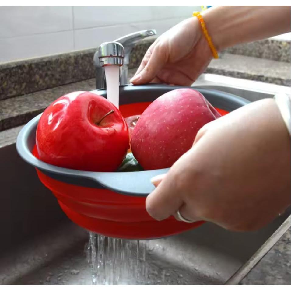 Juego de Coladores Plegables de Silicona Genérico - 2 Unidades