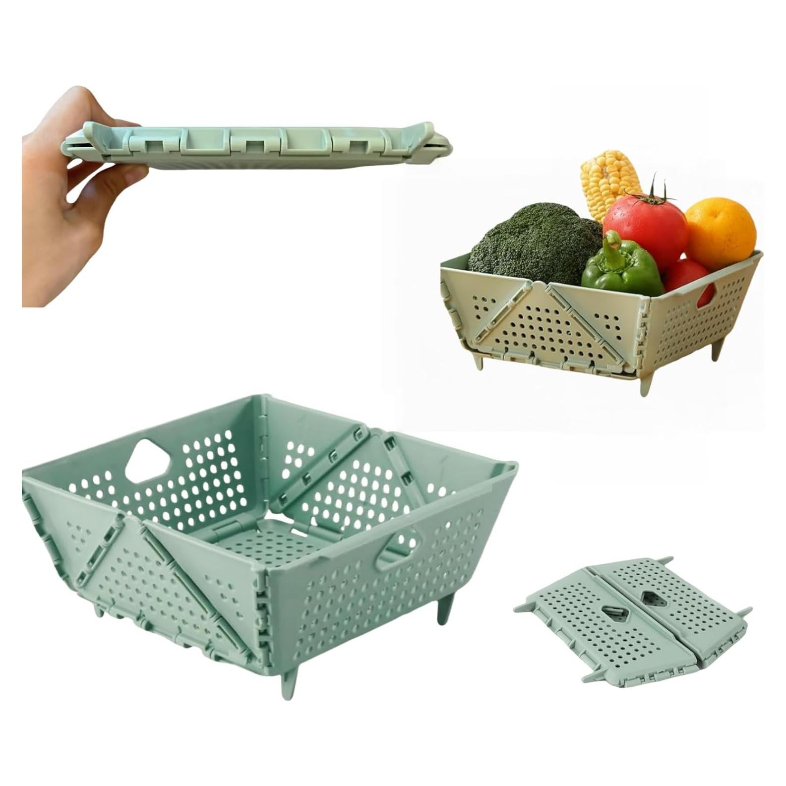 Colador Plegable Tenacisunburz Verde 21cm - Libre de BPA