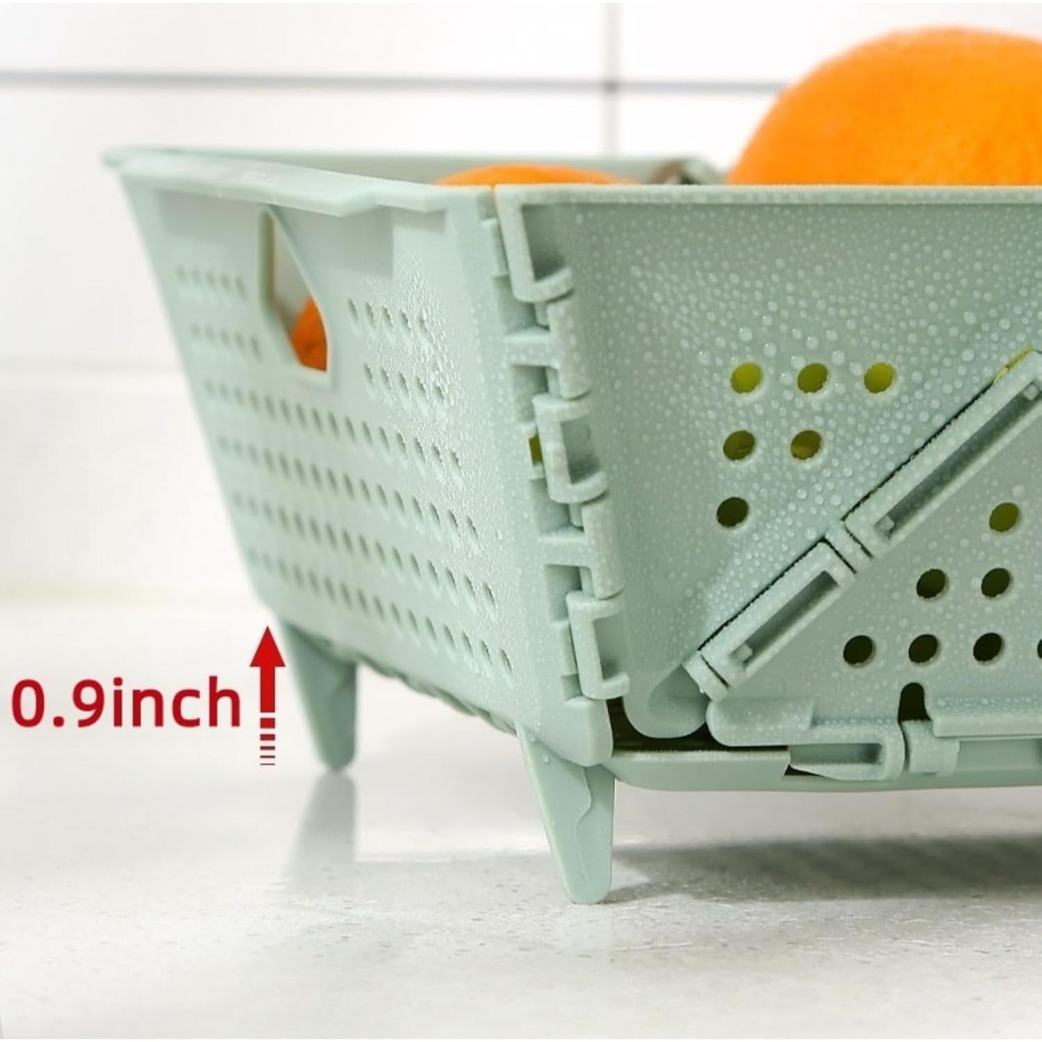 Colador Plegable Tenacisunburz Verde 21cm - Libre de BPA