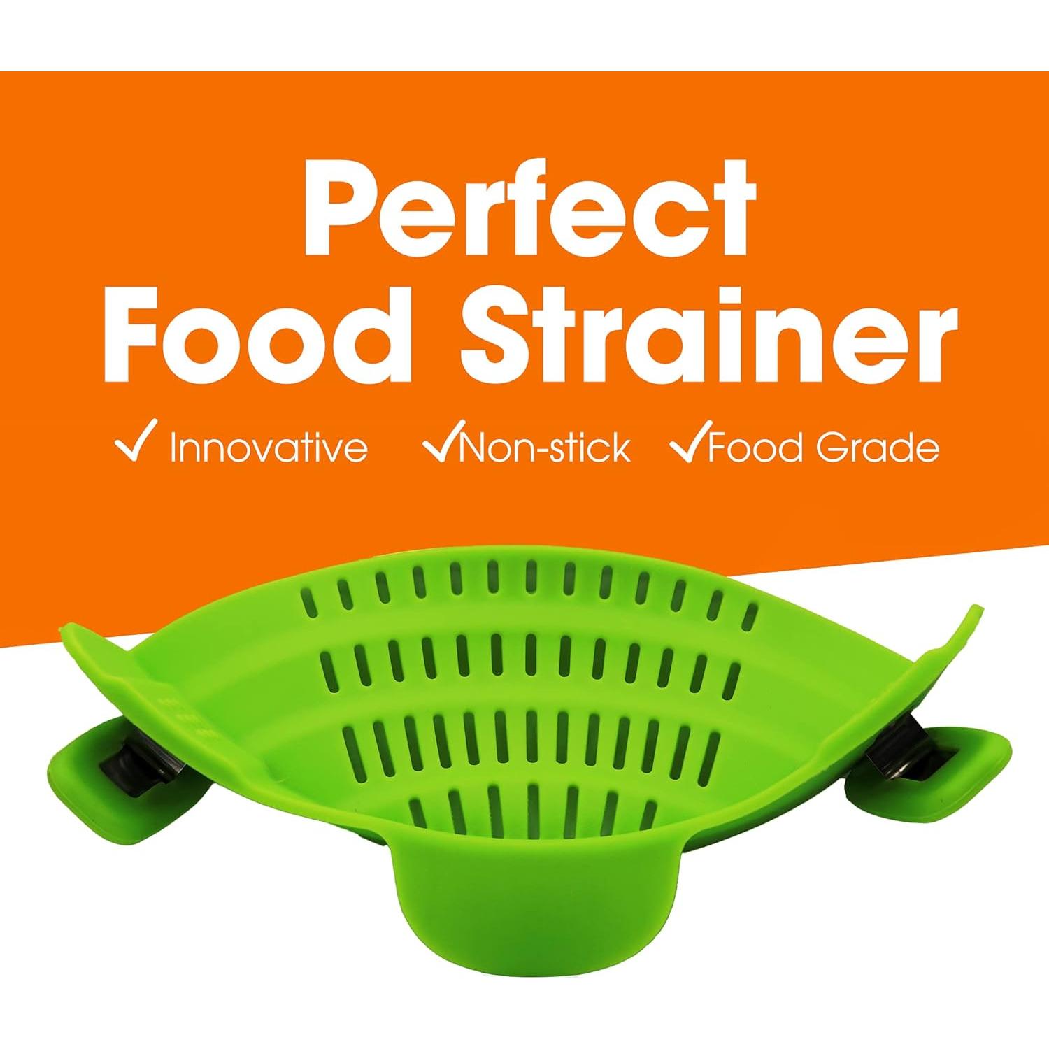 Colador de Silicona Clip On Colección Cheer Verde 198g