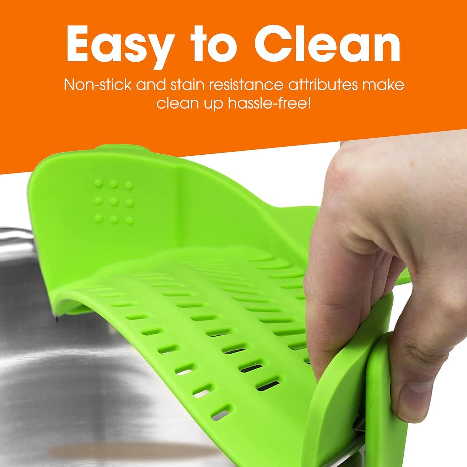 Colador de Silicona Clip On Colección Cheer Verde 198g