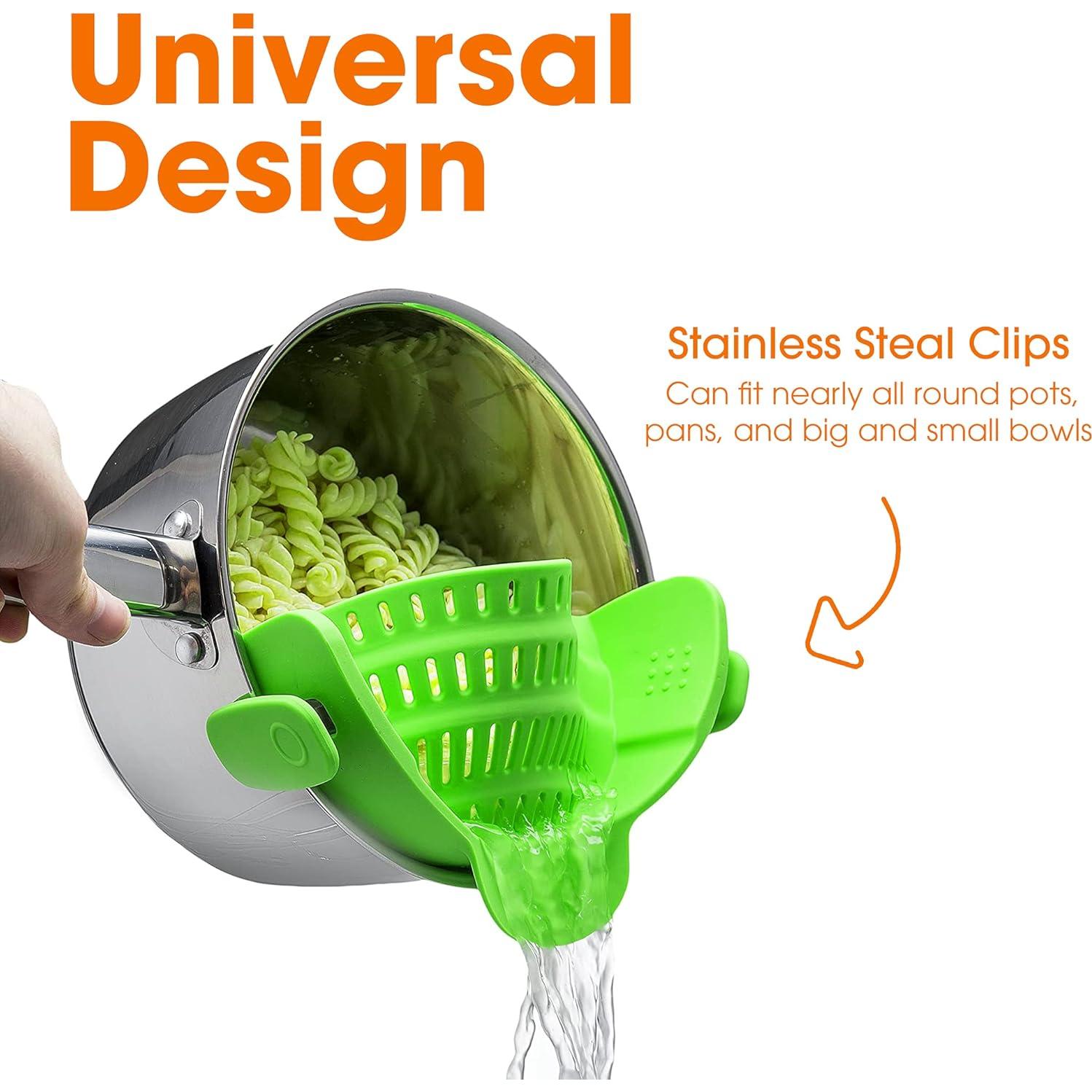 Colador de Silicona Clip On Colección Cheer Verde 198g