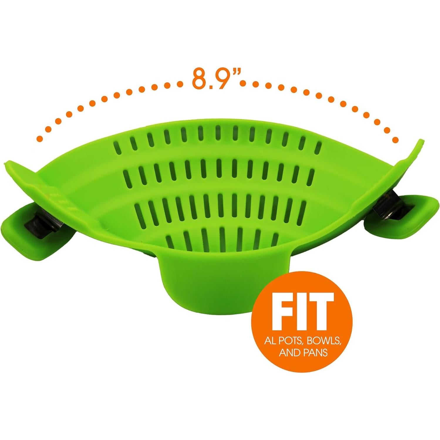 Colador de Silicona Clip On Colección Cheer Verde 198g