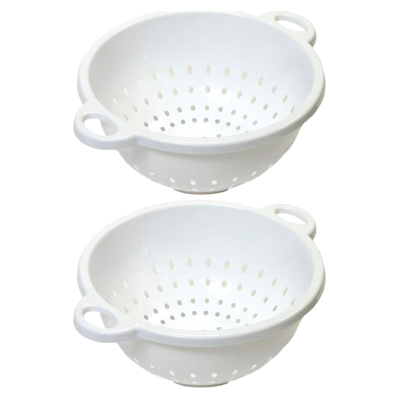Colador Profundo Chef Craft 2-Pack 28x13 cm Blanco
