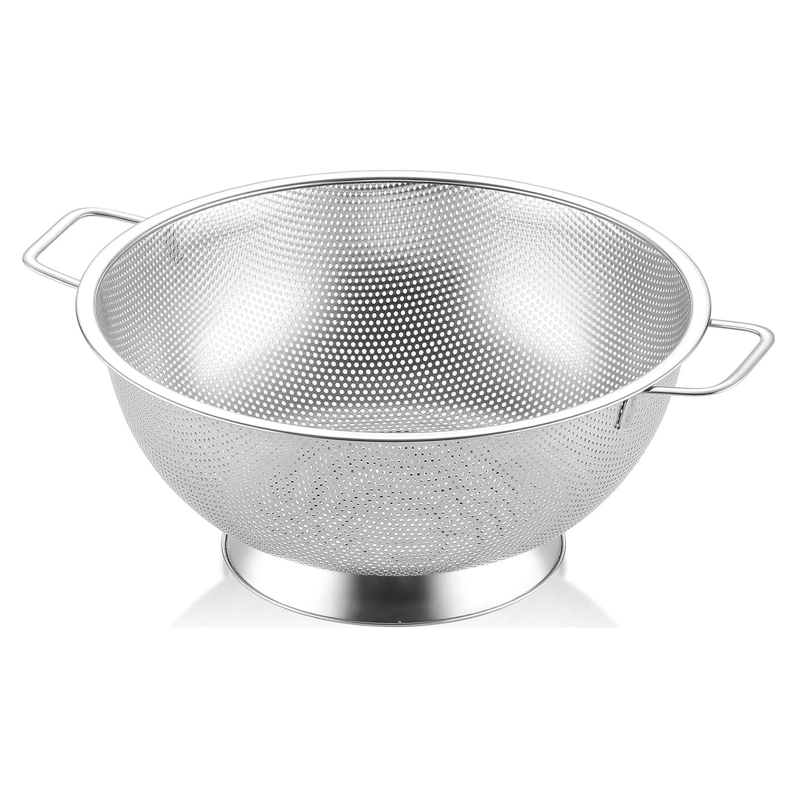 Colador de Acero Inoxidable AHIABOAT 5QT para Cocina