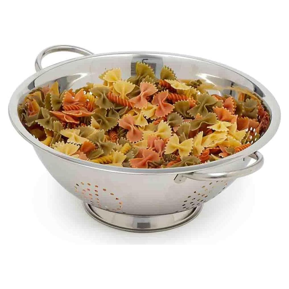 Colador de Acero Inoxidable Home Basics 7 QT (6.6 L) con Mangos