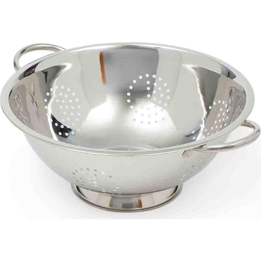 Colador de Acero Inoxidable Home Basics 7 QT (6.6 L) con Mangos