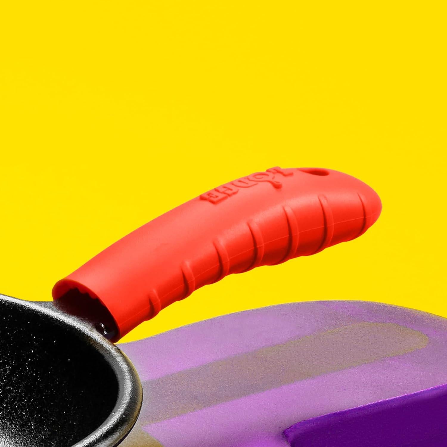 Soporte de Mango de Silicona Lodge BOLD Rojo 14x4.4 cm