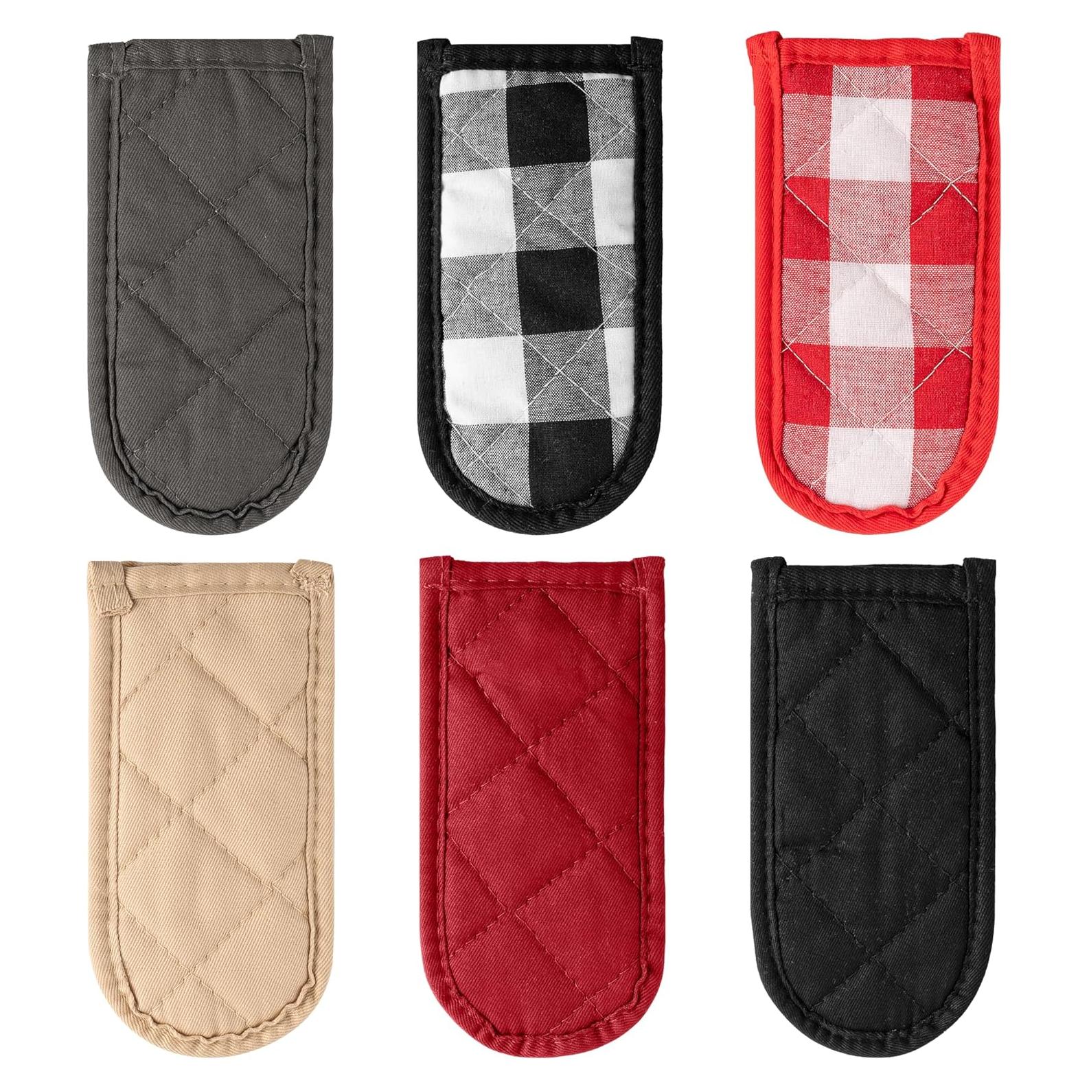 6 Fundas de Mango Caliente R CABALLO Algodón Resistentes al Calor