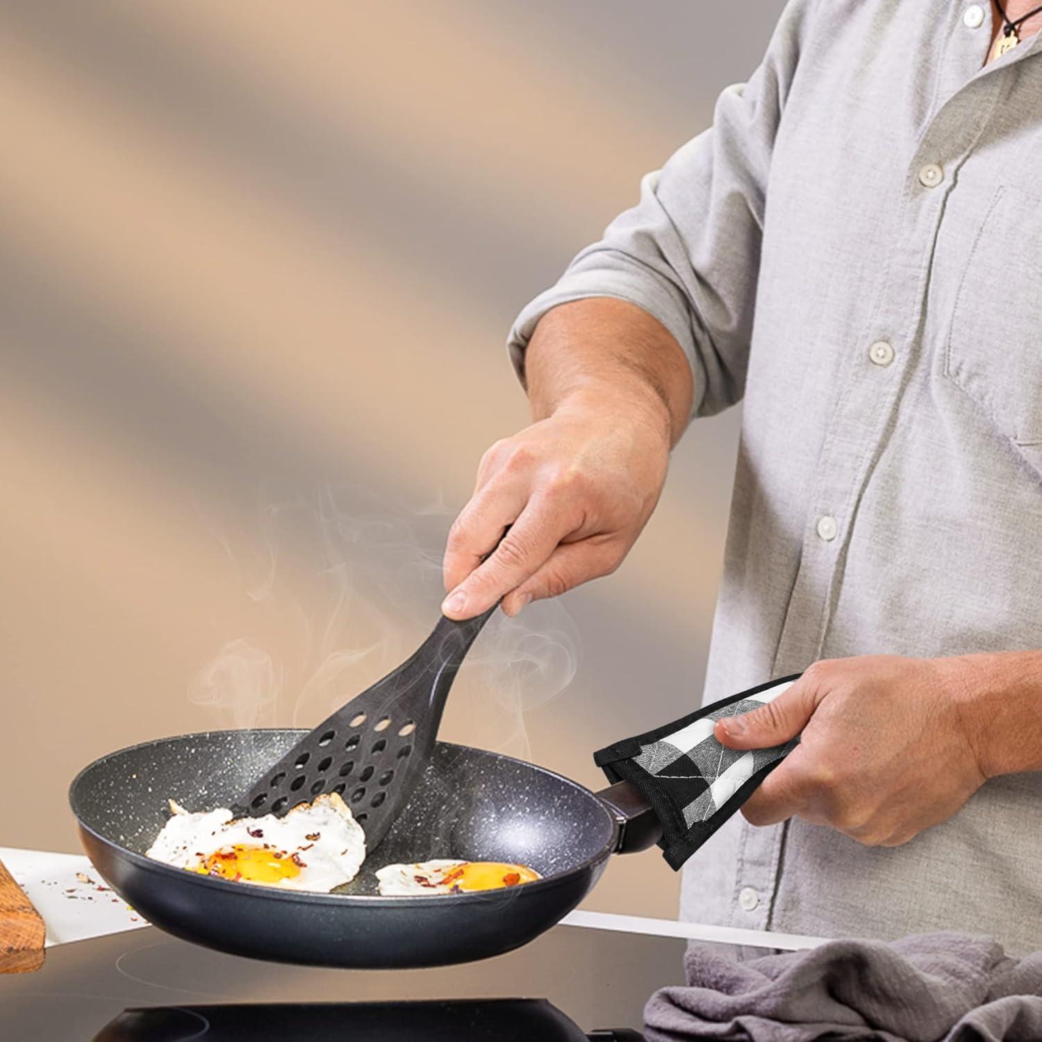 6 Fundas de Mango Caliente R CABALLO Algodón Resistentes al Calor