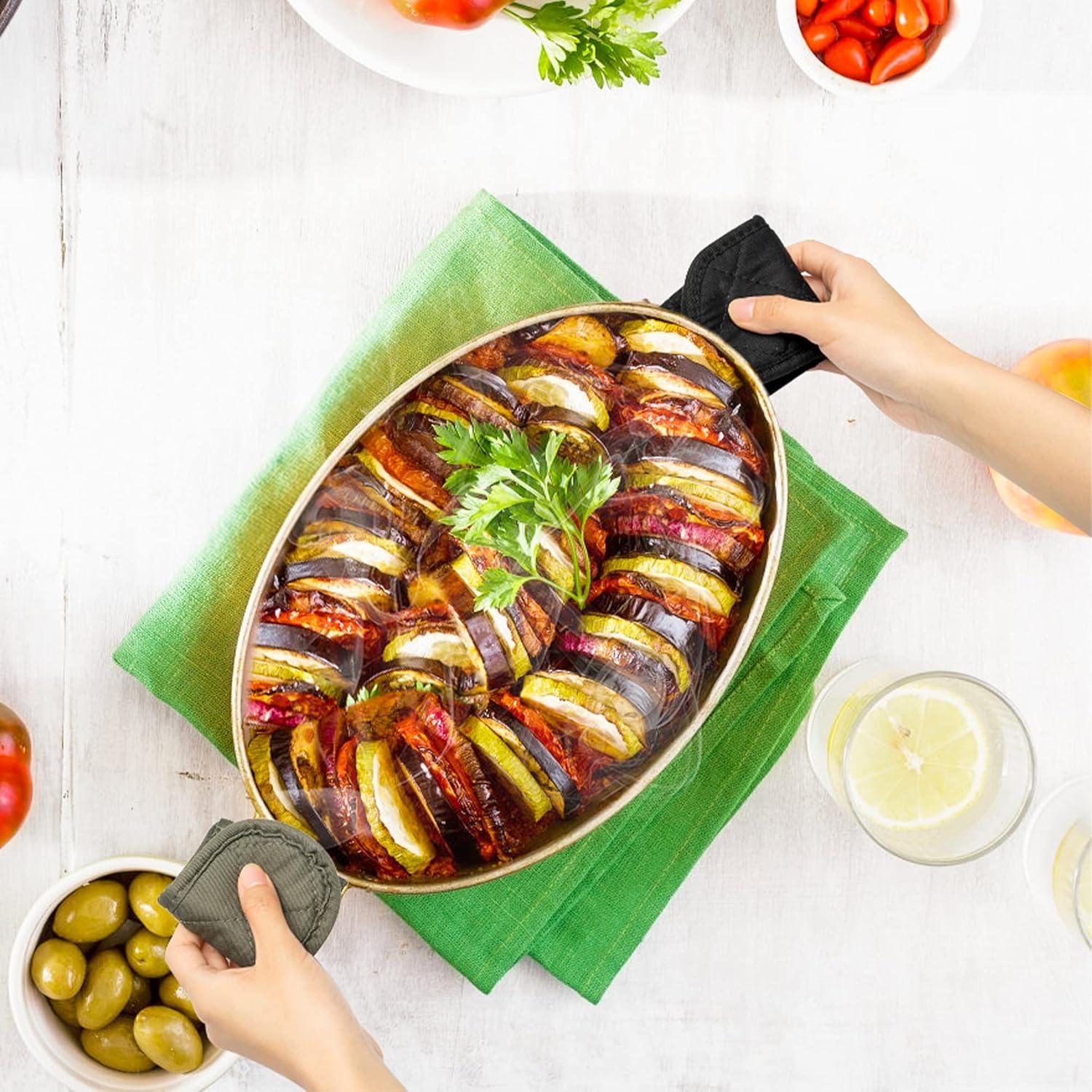 6 Fundas de Mango Caliente R CABALLO Algodón Resistentes al Calor