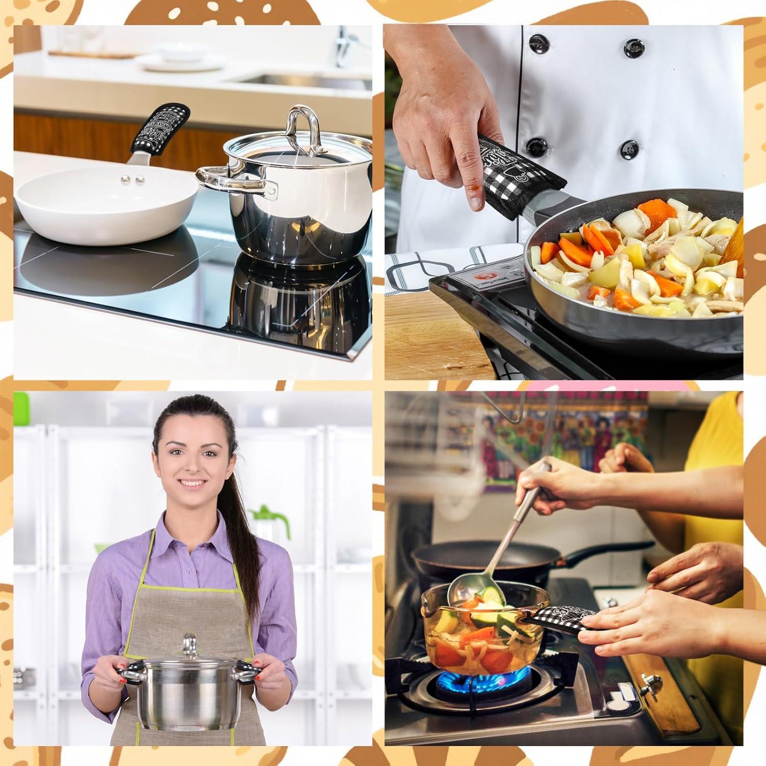 Fundas de Mango de Sartén de Hierro Fundido Patelai - 8 Piezas