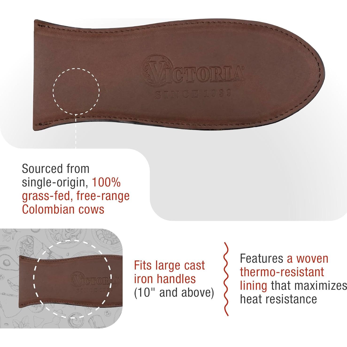Soporte de Mango de Cuero Victoria para Sartenes 25-33 cm
