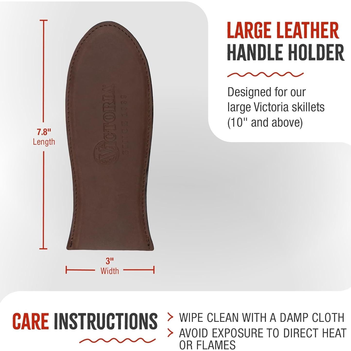 Soporte de Mango de Cuero Victoria para Sartenes 25-33 cm