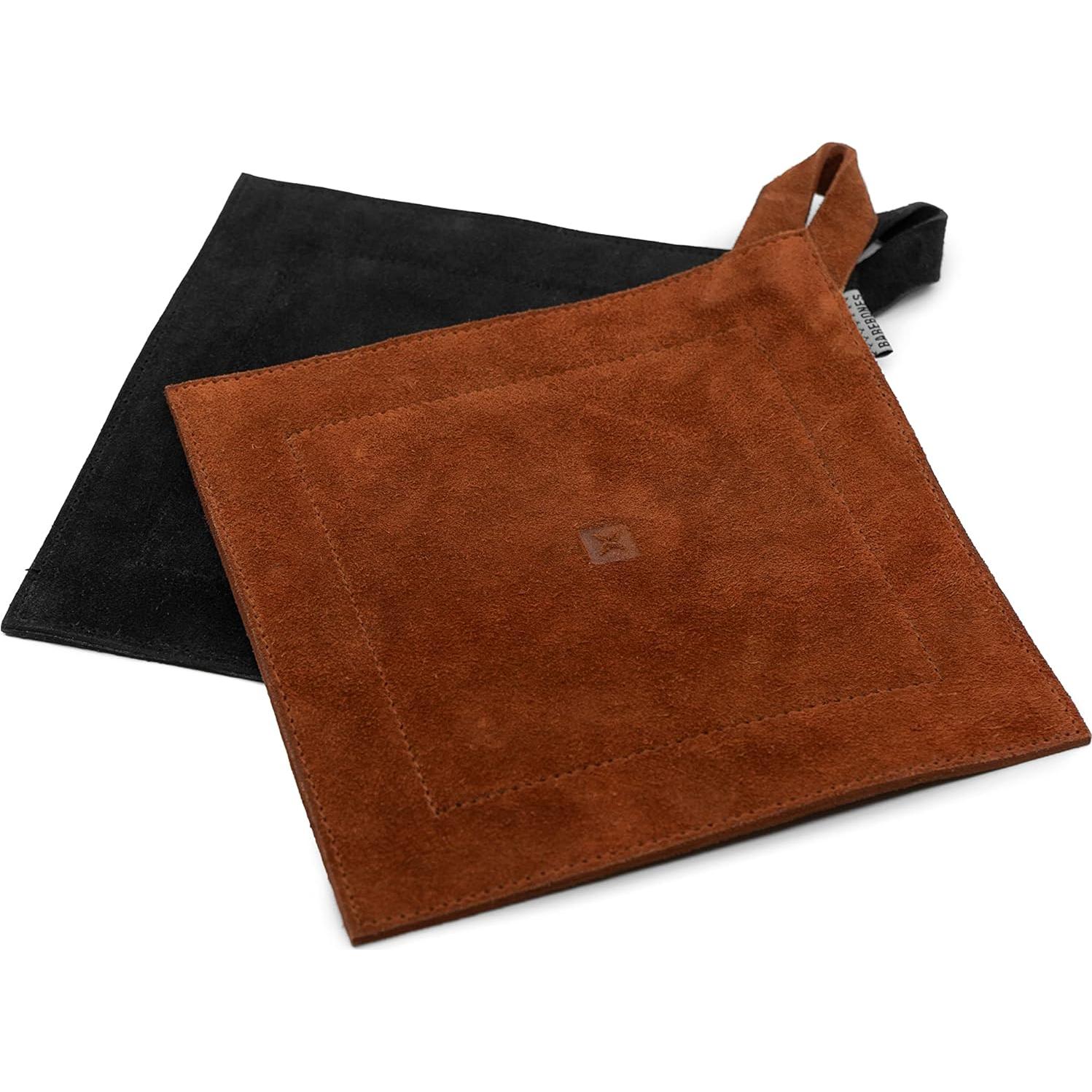 Almohadilla Térmica Barebones - Soporte de Olla Cuero Negro