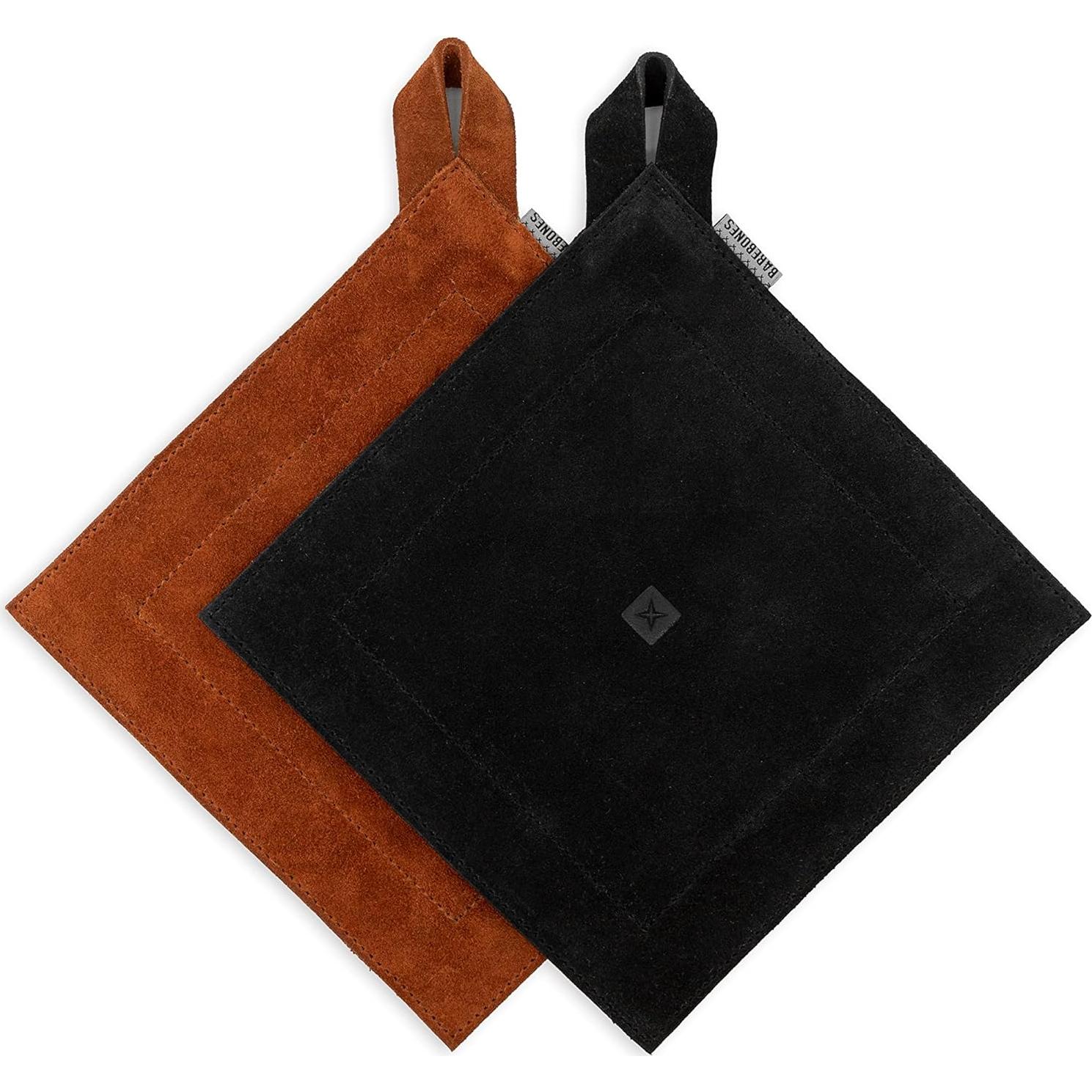 Almohadilla Térmica Barebones - Soporte de Olla Cuero Negro