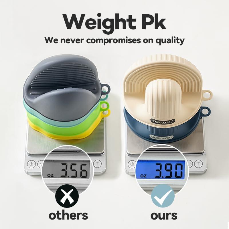 Guantes de Horno de Silicona Cosamtec Set de 2 Antideslizantes