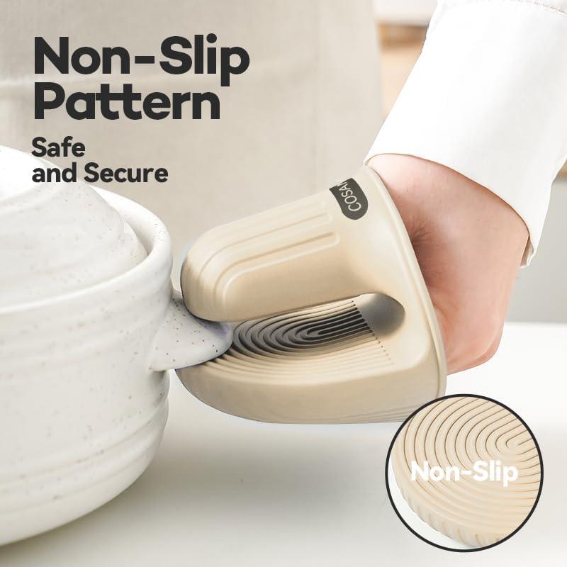 Guantes de Horno de Silicona Cosamtec Set de 2 Antideslizantes