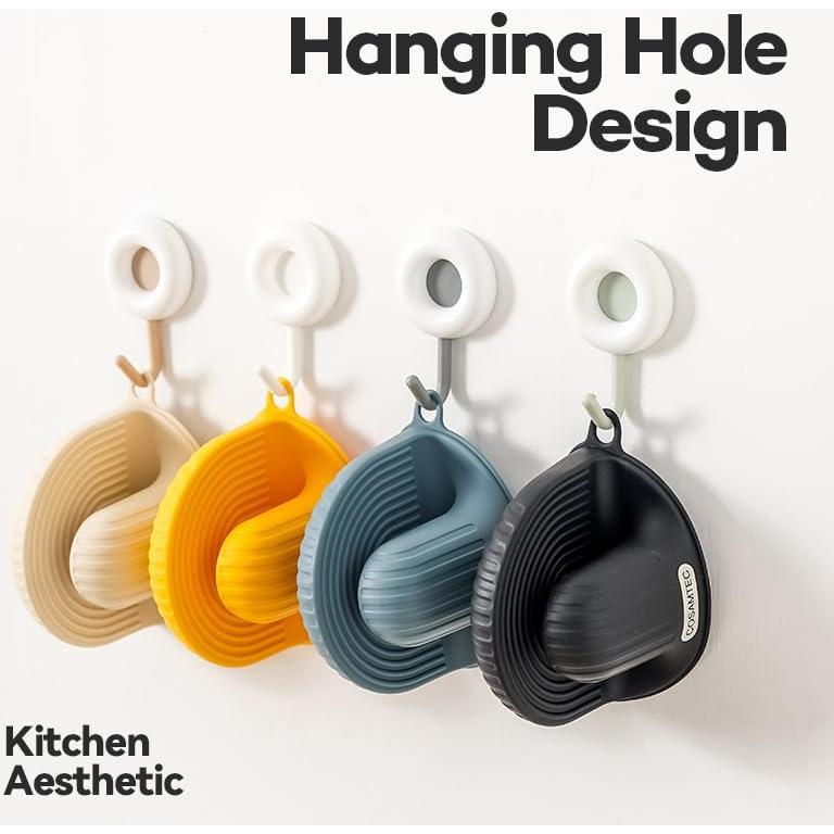 Guantes de Horno de Silicona Cosamtec Set de 2 Antideslizantes