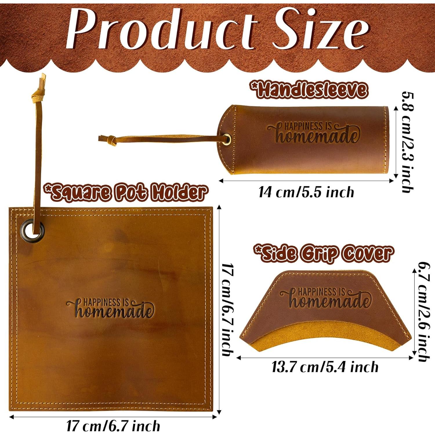 Juego de Fundas para Mangos de Sartén de Hierro Fundido GROBRO7