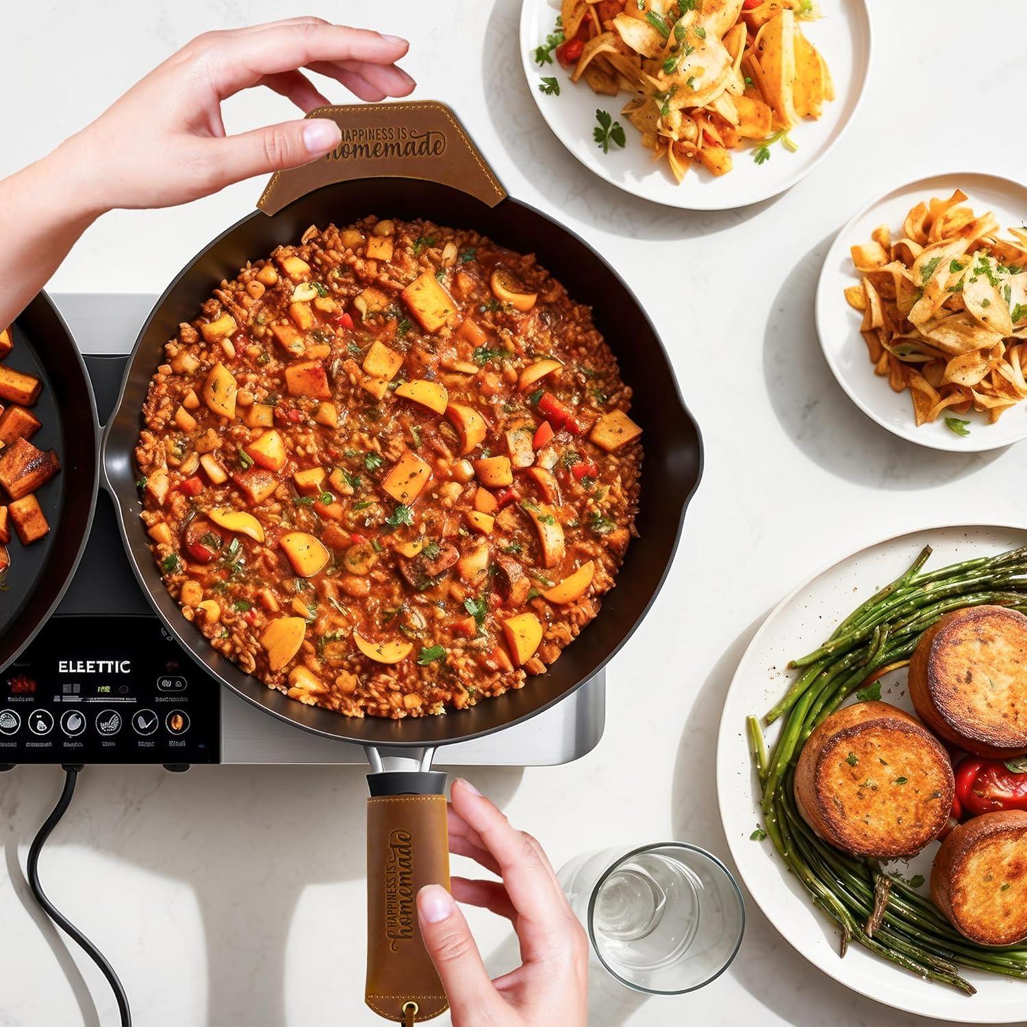 Juego de Fundas para Mangos de Sartén de Hierro Fundido GROBRO7