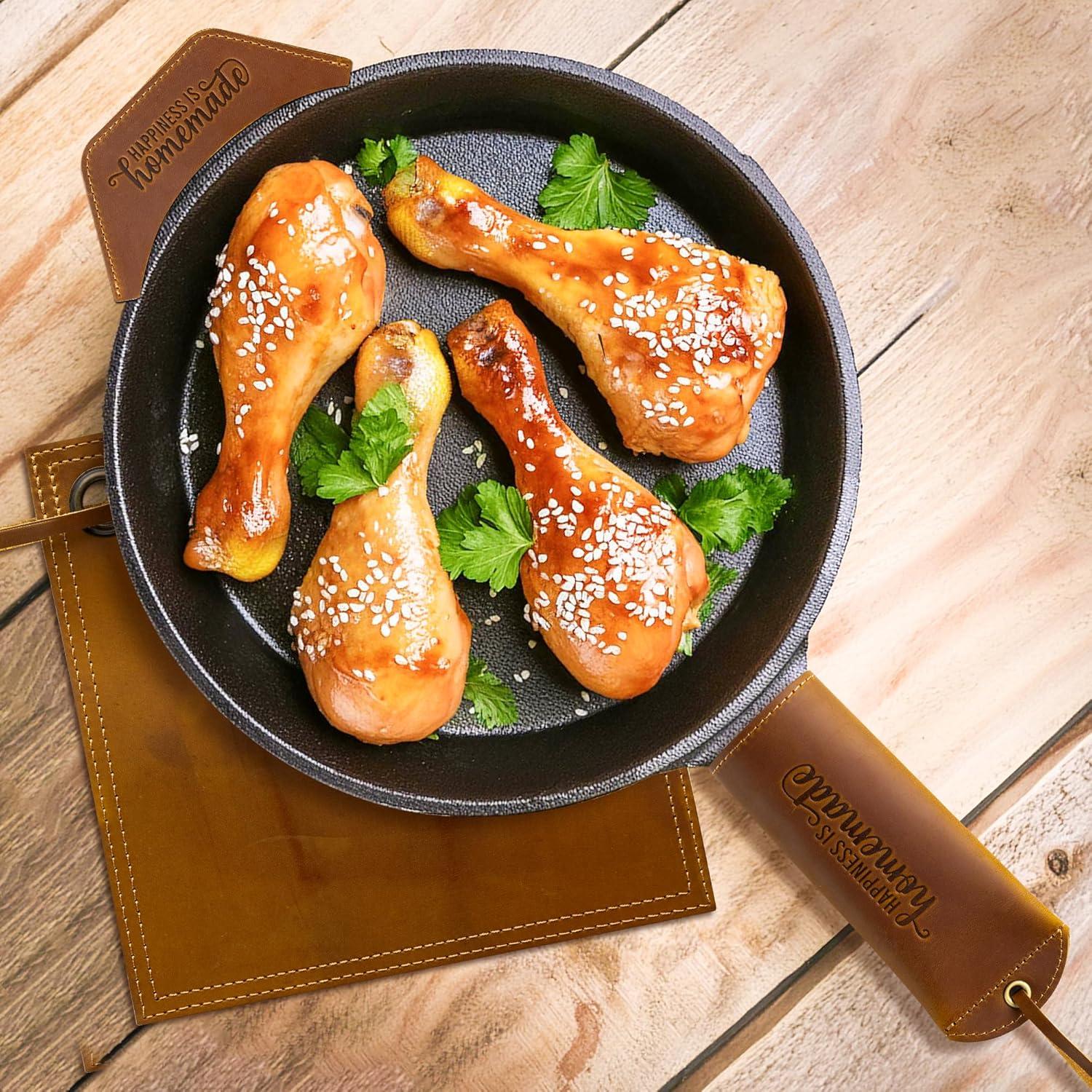 Juego de Fundas para Mangos de Sartén de Hierro Fundido GROBRO7