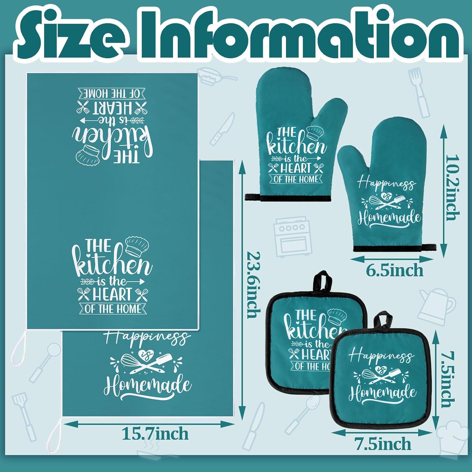 Juego de Accesorios de Cocina Sratte 6 Pcs Teal