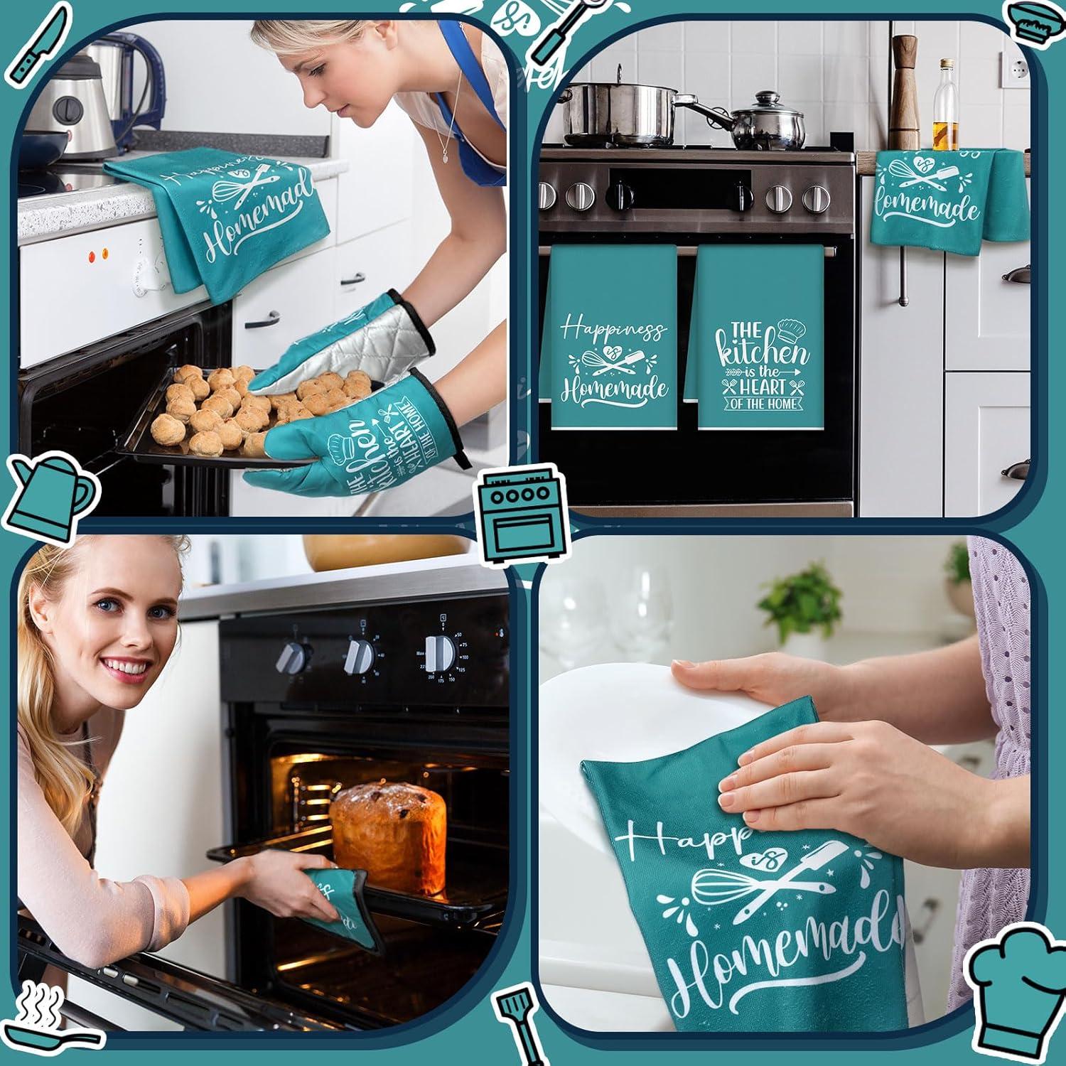 Juego de Accesorios de Cocina Sratte 6 Pcs Teal