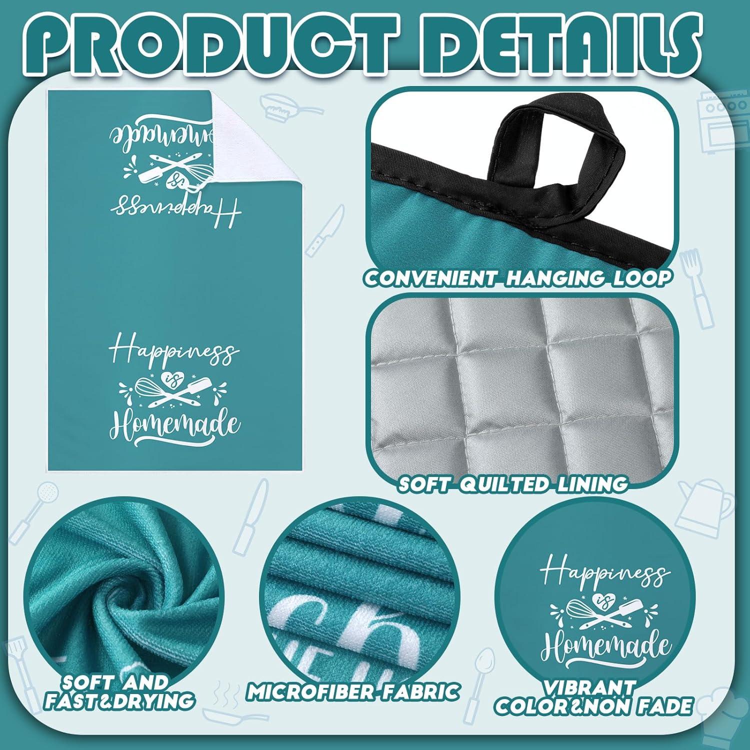 Juego de Accesorios de Cocina Sratte 6 Pcs Teal