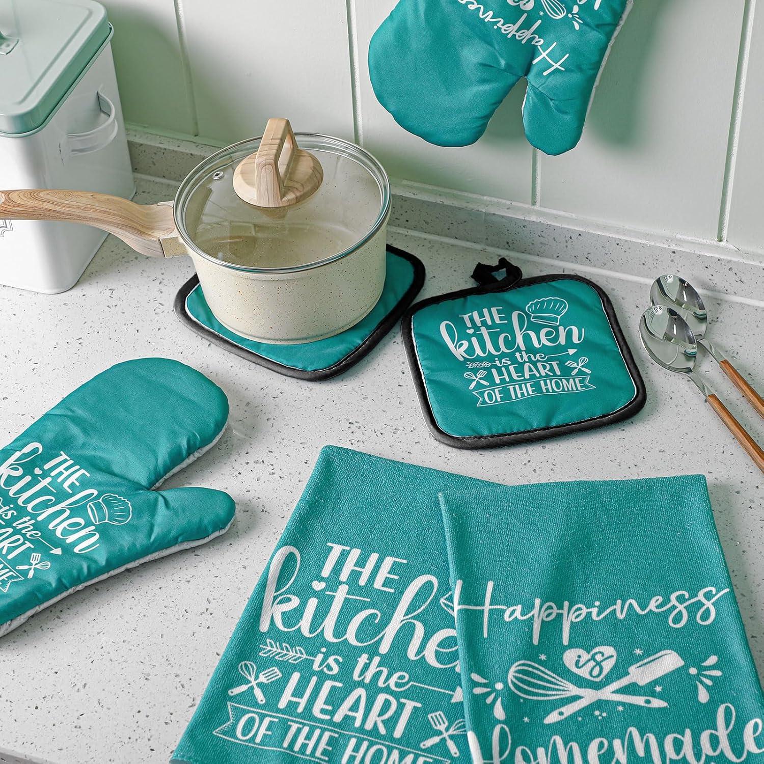 Juego de Accesorios de Cocina Sratte 6 Pcs Teal