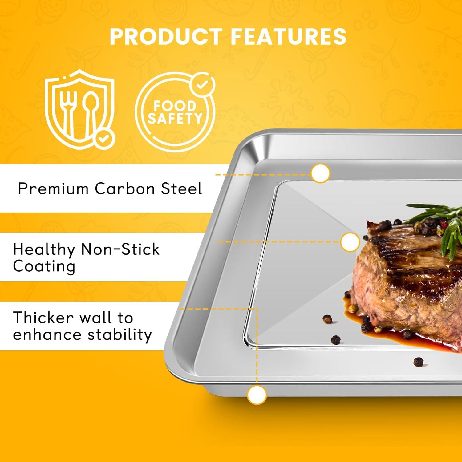 Cesta de Acero Inoxidable para Freidora de Aire Cuisinart 30.99x27.94 cm