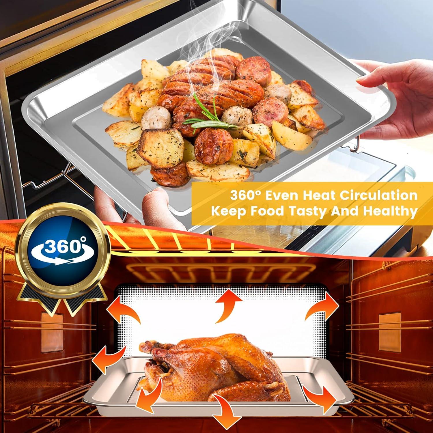 Cesta de Acero Inoxidable para Freidora de Aire Cuisinart 30.99x27.94 cm