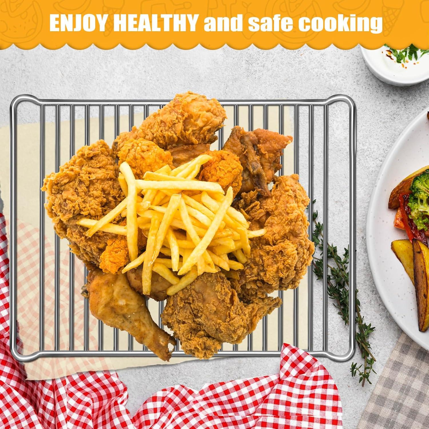 Estante para Horno de Aire GCQ Acero Inoxidable 40.64x30.48 cm