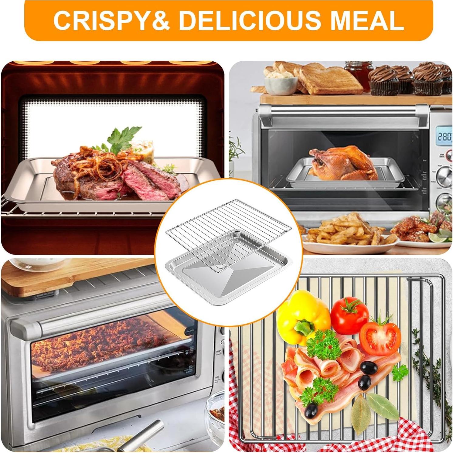 Juego de bandeja y rejilla para freidora de aire Breville BOV845BSS