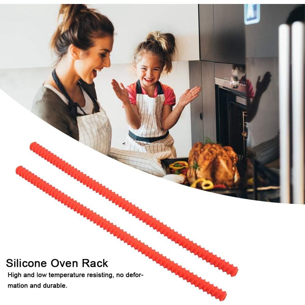 Paquete de 2 Protectores de Estante de Horno Fdit Silicona
