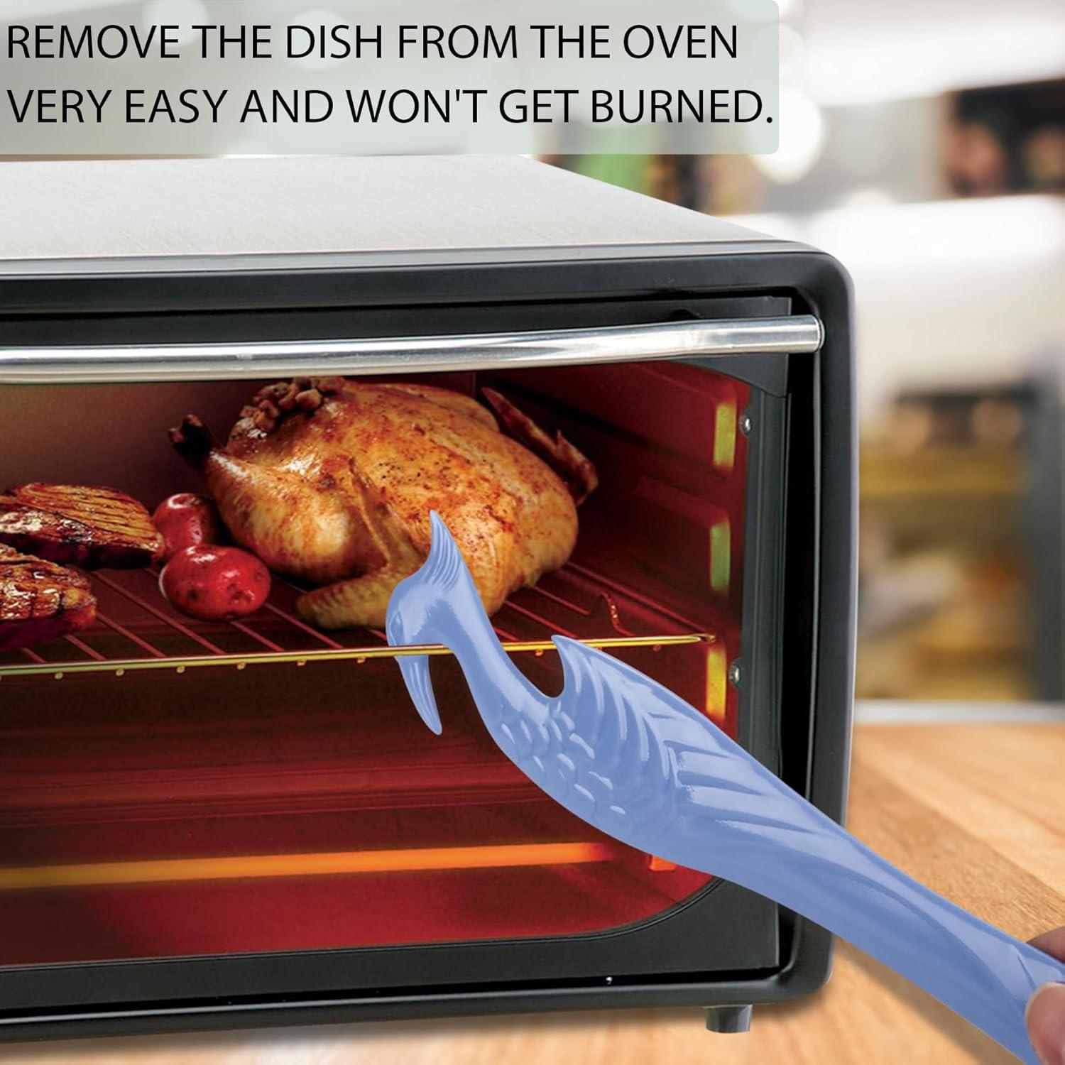 Herramienta para Empujar y Tirar Rejilla de Horno 2-Pack - ziHenryDa